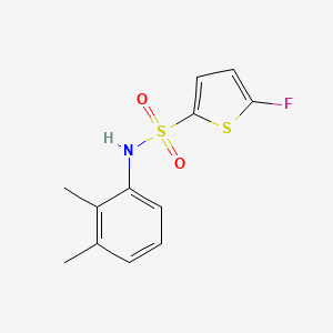 molecular formula C12H12FNO2S2 B10928275 N-(2,3-Dimethylphenyl)-5-fluorothiophene-2-sulfonamide 