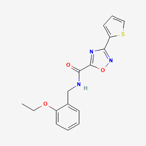 N-(2-ethoxybenzyl)-3-(thiophen-2-yl)-1,2,4-oxadiazole-5-carboxamide