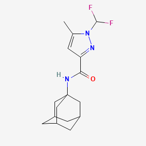 N~3~-(1-Adamantyl)-1-(difluoromethyl)-5-methyl-1H-pyrazole-3-carboxamide