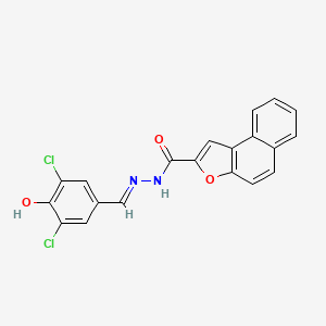 N'-(3,5-dichloro-4-hydroxybenzylidene)naphtho[2,1-b]furan-2-carbohydrazide