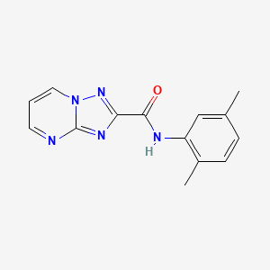 molecular formula C14H13N5O B10928665 N-(2,5-dimethylphenyl)[1,2,4]triazolo[1,5-a]pyrimidine-2-carboxamide 