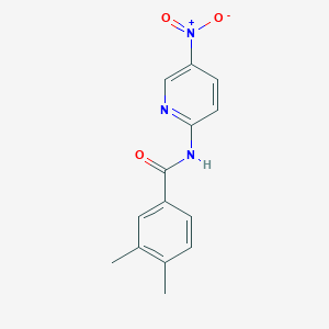 3,4-dimethyl-N-(5-nitropyridin-2-yl)benzamide