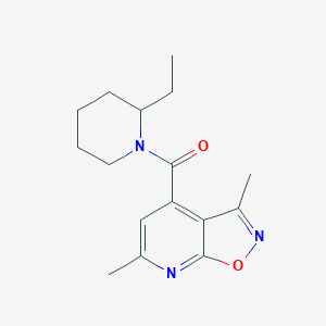 molecular formula C16H21N3O2 B10929182 (3,6-Dimethyl[1,2]oxazolo[5,4-b]pyridin-4-yl)(2-ethylpiperidin-1-yl)methanone 