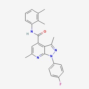 N-(2,3-dimethylphenyl)-1-(4-fluorophenyl)-3,6-dimethyl-1H-pyrazolo[3,4-b]pyridine-4-carboxamide