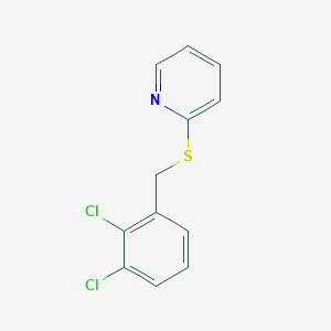 molecular formula C12H9Cl2NS B10929461 2-[(2,3-Dichlorobenzyl)sulfanyl]pyridine 