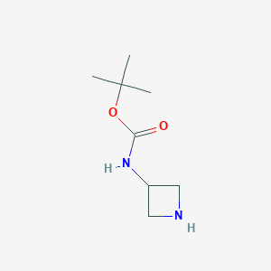 molecular formula C8H16N2O2 B109299 叔丁基氮杂环丁烷-3-基氨基甲酸酯 CAS No. 91188-13-5