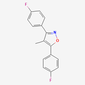 3,5-Bis(4-fluorophenyl)-4-methylisoxazole