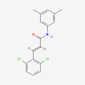 molecular formula C17H15Cl2NO B10930333 (2E)-3-(2,6-dichlorophenyl)-N-(3,5-dimethylphenyl)prop-2-enamide 