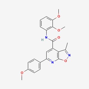 N-(2,3-dimethoxyphenyl)-6-(4-methoxyphenyl)-3-methyl[1,2]oxazolo[5,4-b]pyridine-4-carboxamide