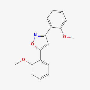 molecular formula C17H15NO3 B10930860 3,5-Bis(2-methoxyphenyl)-1,2-oxazole 