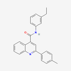 N-(3-ethylphenyl)-2-(4-methylphenyl)quinoline-4-carboxamide