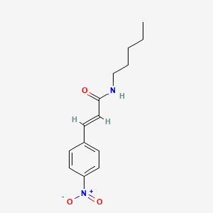 molecular formula C14H18N2O3 B10930946 (2E)-3-(4-nitrophenyl)-N-pentylprop-2-enamide 