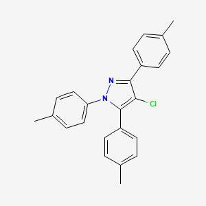 4-chloro-1,3,5-tris(4-methylphenyl)-1H-pyrazole