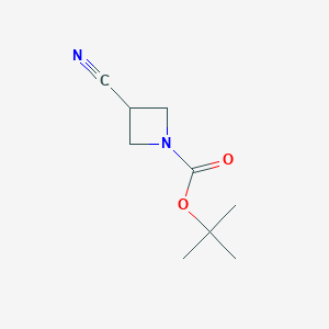 molecular formula C9H14N2O2 B109312 1-Boc-3-氰基氮杂环丁烷 CAS No. 142253-54-1