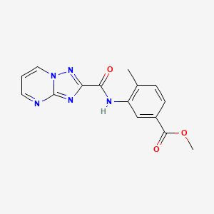 Methyl 4-methyl-3-[([1,2,4]triazolo[1,5-a]pyrimidin-2-ylcarbonyl)amino]benzoate