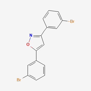 molecular formula C15H9Br2NO B10931221 3,5-Bis(3-bromophenyl)isoxazole 