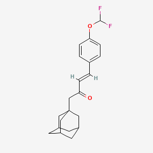 (E)-1-(1-Adamantyl)-4-[4-(difluoromethoxy)phenyl]-3-buten-2-one