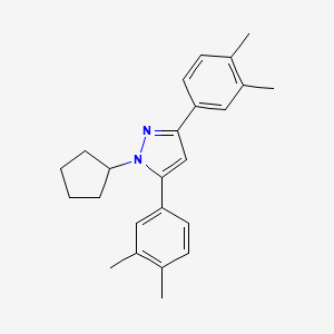 1-cyclopentyl-3,5-bis(3,4-dimethylphenyl)-1H-pyrazole