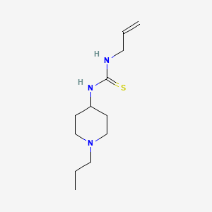 molecular formula C12H23N3S B10931587 1-Prop-2-en-1-yl-3-(1-propylpiperidin-4-yl)thiourea 