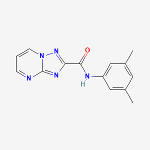 molecular formula C14H13N5O B10931635 N-(3,5-dimethylphenyl)[1,2,4]triazolo[1,5-a]pyrimidine-2-carboxamide 