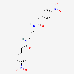 N,N'-propane-1,3-diylbis[2-(4-nitrophenyl)acetamide]