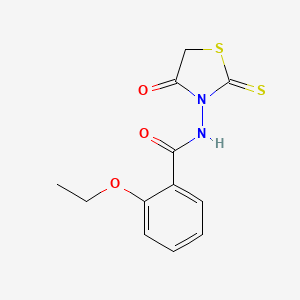 2-ethoxy-N-(4-oxo-2-thioxo-1,3-thiazolidin-3-yl)benzamide