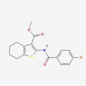 Methyl 2-[(4-bromobenzoyl)amino]-4,5,6,7-tetrahydro-1-benzothiophene-3-carboxylate