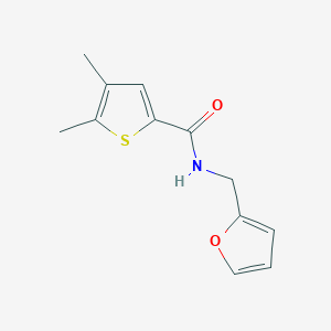 N-(furan-2-ylmethyl)-4,5-dimethylthiophene-2-carboxamide