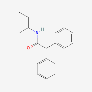 molecular formula C18H21NO B10932426 N-(butan-2-yl)-2,2-diphenylacetamide 