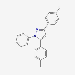 molecular formula C23H20N2 B10932485 3,5-bis(4-methylphenyl)-1-phenyl-1H-pyrazole 