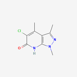 5-chloro-1,3,4-trimethyl-1,7-dihydro-6H-pyrazolo[3,4-b]pyridin-6-one