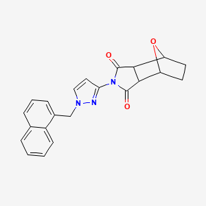 2-[1-(naphthalen-1-ylmethyl)-1H-pyrazol-3-yl]hexahydro-1H-4,7-epoxyisoindole-1,3(2H)-dione