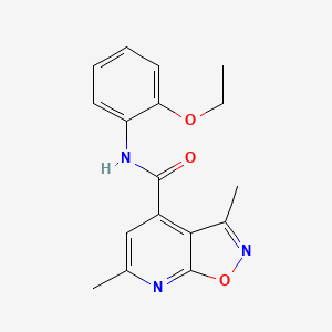 N-(2-ethoxyphenyl)-3,6-dimethyl[1,2]oxazolo[5,4-b]pyridine-4-carboxamide