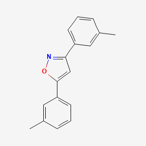 molecular formula C17H15NO B10932684 3,5-Bis(3-methylphenyl)isoxazole 