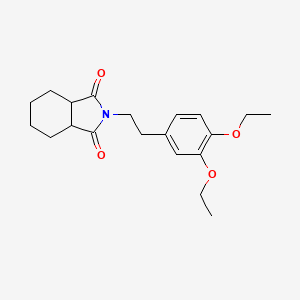 2-[2-(3,4-diethoxyphenyl)ethyl]hexahydro-1H-isoindole-1,3(2H)-dione