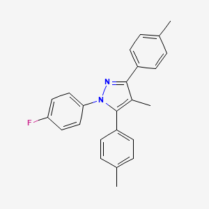 1-(4-fluorophenyl)-4-methyl-3,5-bis(4-methylphenyl)-1H-pyrazole