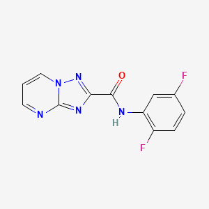 N-(2,5-difluorophenyl)[1,2,4]triazolo[1,5-a]pyrimidine-2-carboxamide