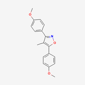 3,5-Bis(4-methoxyphenyl)-4-methyl-1,2-oxazole