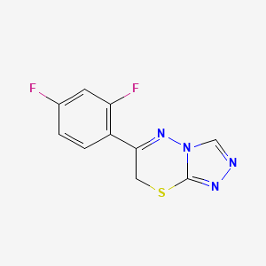 6-(2,4-difluorophenyl)-7H-[1,2,4]triazolo[3,4-b][1,3,4]thiadiazine