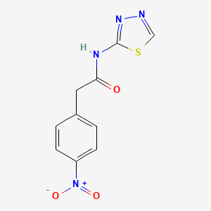 2-(4-nitrophenyl)-N-(1,3,4-thiadiazol-2-yl)acetamide