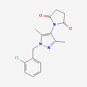 1-[1-(2-chlorobenzyl)-3,5-dimethyl-1H-pyrazol-4-yl]pyrrolidine-2,5-dione