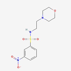 N-[2-(morpholin-4-yl)ethyl]-3-nitrobenzenesulfonamide