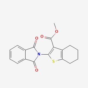 methyl 2-(1,3-dioxo-1,3-dihydro-2H-isoindol-2-yl)-4,5,6,7-tetrahydro-1-benzothiophene-3-carboxylate