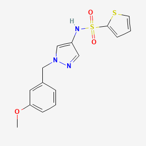 N-[1-(3-methoxybenzyl)-1H-pyrazol-4-yl]thiophene-2-sulfonamide