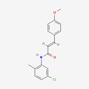 molecular formula C17H16ClNO2 B10934424 (2E)-N-(5-chloro-2-methylphenyl)-3-(4-methoxyphenyl)prop-2-enamide 