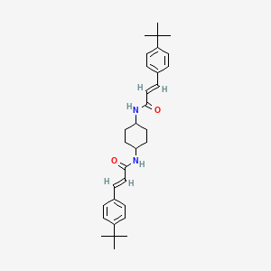 (2E,2'E)-N,N'-cyclohexane-1,4-diylbis[3-(4-tert-butylphenyl)prop-2-enamide]