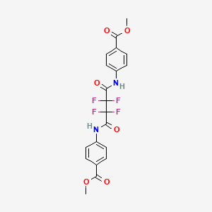 Methyl 4-({2,2,3,3-tetrafluoro-4-[4-(methoxycarbonyl)anilino]-4-oxobutanoyl}amino)benzoate