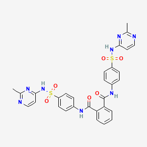 N,N'-bis{4-[(2-methylpyrimidin-4-yl)sulfamoyl]phenyl}benzene-1,2-dicarboxamide