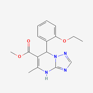 Methyl 7-(2-ethoxyphenyl)-5-methyl-4,7-dihydro[1,2,4]triazolo[1,5-a]pyrimidine-6-carboxylate