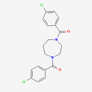 1,4-Diazepane-1,4-diylbis[(4-chlorophenyl)methanone]